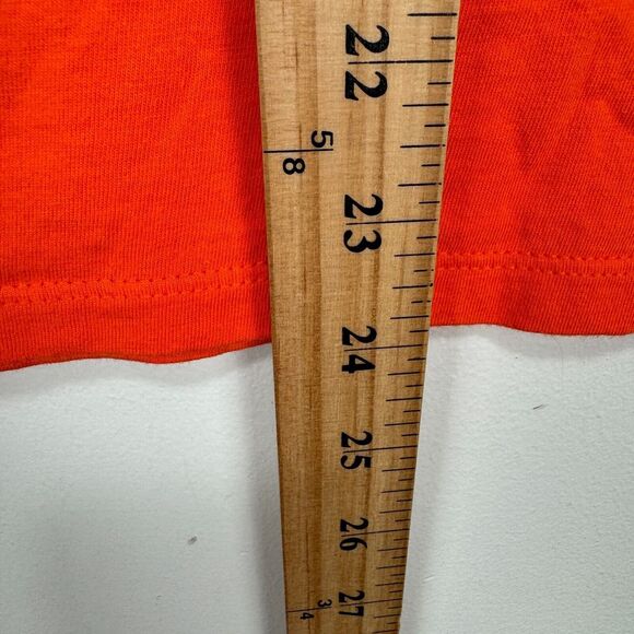 Nike T Shirt Women Medium Slim Fit Cotton Red‎ White Just Do It Graphic Print - Picture 6 of 7